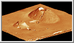 Ceraunius Tholus and Uranius Tholus - 3D