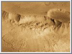 Landslide in Valles Marineris