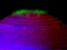 Dancing Southern Lights of Saturn