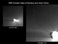 Views of Hartley 2 Nucleus and Inner Coma