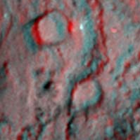 Deep Impact Site in 3-D