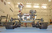 Mars Rover Curiosity, Front View