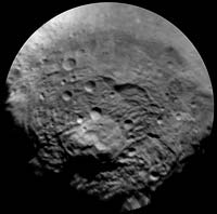 An Enhanced View of Vesta's South Polar Region