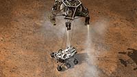 Curiosity Touching Down, Artist's Concept