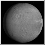 Orthographic Projection of Dione